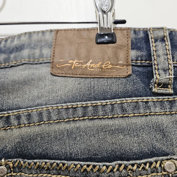 NWOT TC Men's Straight Fit Jeans - Faded Blue - Picture 3 of 7